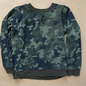 Element Green and Black Camouflage Sweatshirt